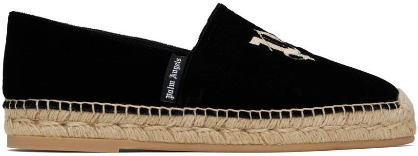 Palm Angels Black 'PA' Espadrilles Cover