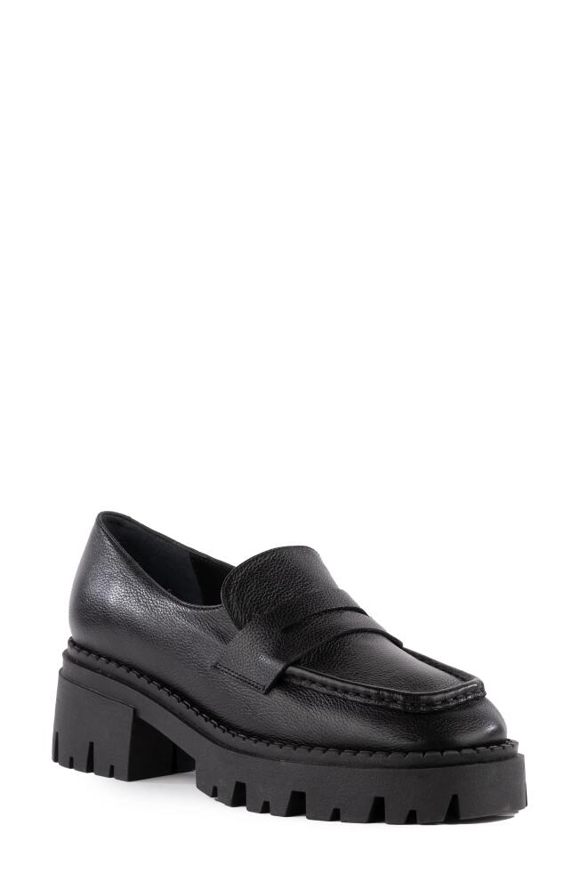 Seychelles Meridian Platform Loafer in Black Cover