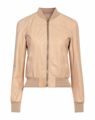 Masterpelle Woman Jacket Beige Soft Leather Cover