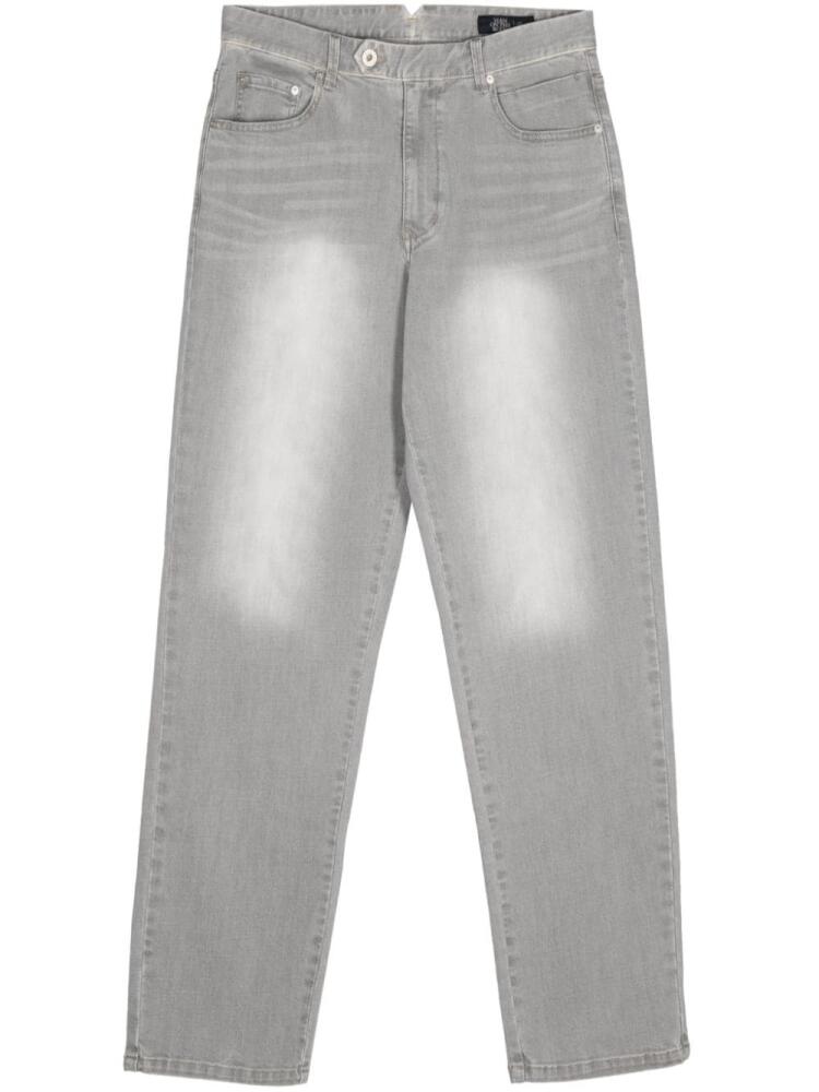 Man On The Boon. faded effect straight-leg jeans - Grey Cover