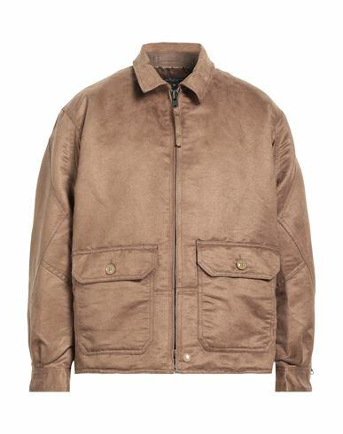 Engineered Garments Man Jacket Khaki Polyester Cover