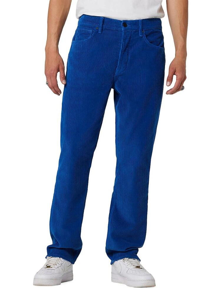 Hudson Jeans Men's Reese Straight Corduroy Pants - Cobalt Blue Cover