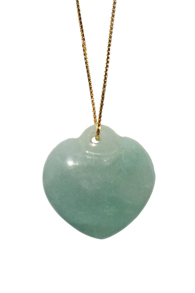 seree Amour Jade pendant necklace in Light Green Cover