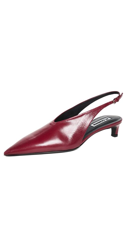 Jil Sander Slingback Heels Chili Red Cover