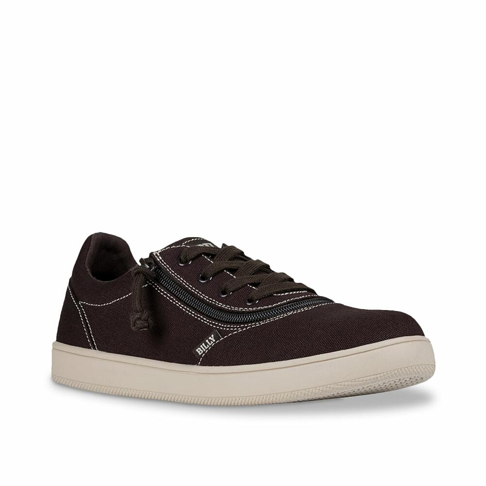 BILLY Footwear Wide Width Wraparound Zipper Sneaker II | Men's | Dark Brown Cover