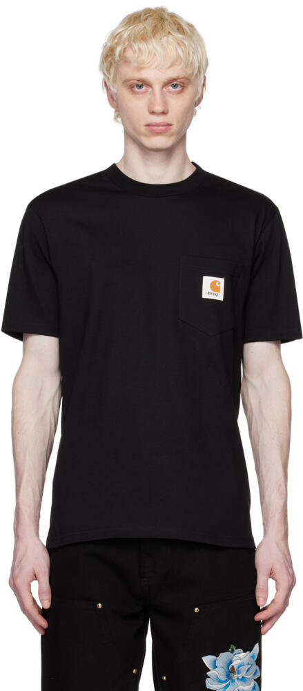 Awake NY Black Carhartt WIP Edition Pocket T-Shirt Cover