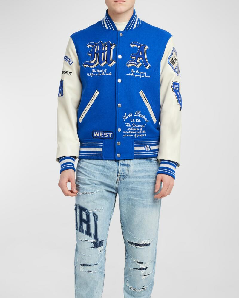 Amiri Men's Dream Team Varsity Jacket Cover