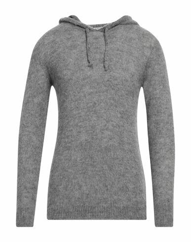 Grey Daniele Alessandrini Man Sweater Grey Acrylic, Polyamide, Mohair wool, Wool Cover