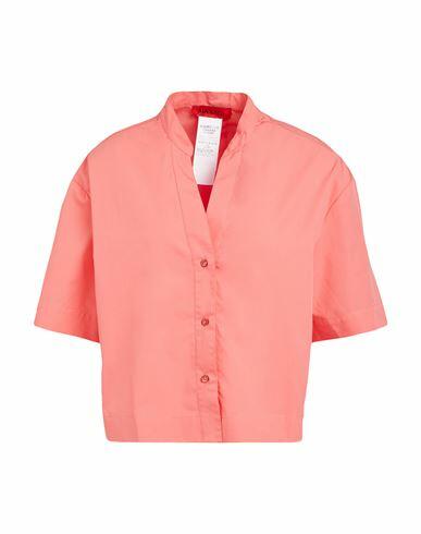 Max & co. Madre Woman Shirt Coral Cotton Cover