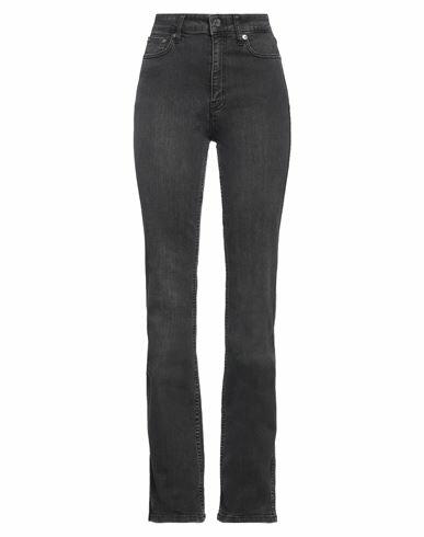 Gestuz Woman Jeans Black Cotton, Polyester, Elastane Cover