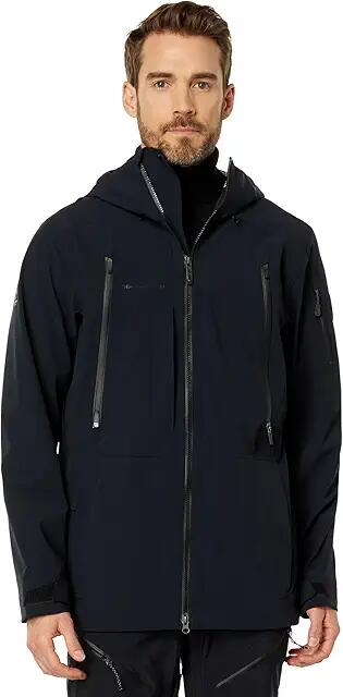 Obermeyer Highlands Shell Jacket (Black) Men's Clothing Cover