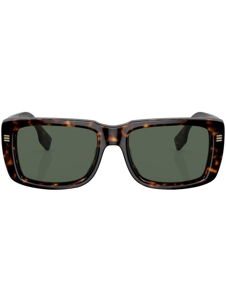 Burberry Eyewear Jarvis rectangular-frame sunglasses - Brown Cover