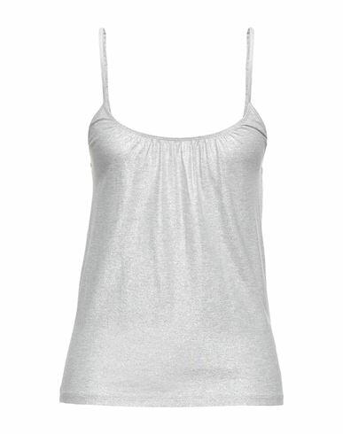 Majestic Filatures Woman Tank top Grey Viscose, Elastane Cover