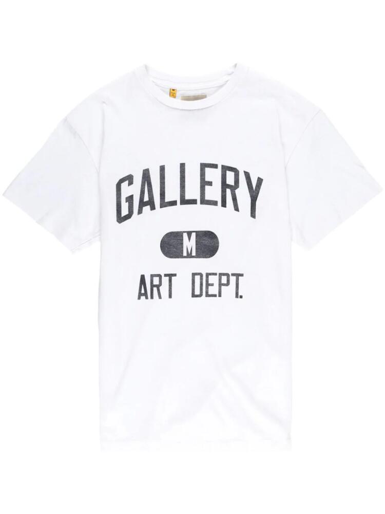 GALLERY DEPT. logo-print cotton T-shirt - White Cover