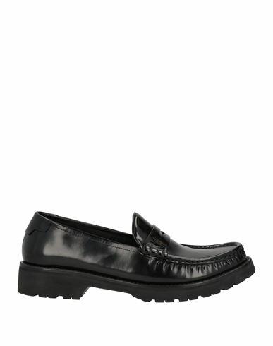 Saint Laurent Man Loafers Black Leather Cover