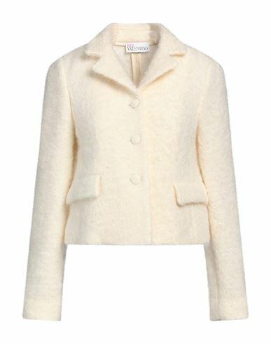 Red Valentino Woman Blazer Cream Mohair wool, Wool, Polyamide Cover