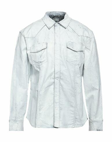 Guess Man Shirt White Cotton, Elastane Cover