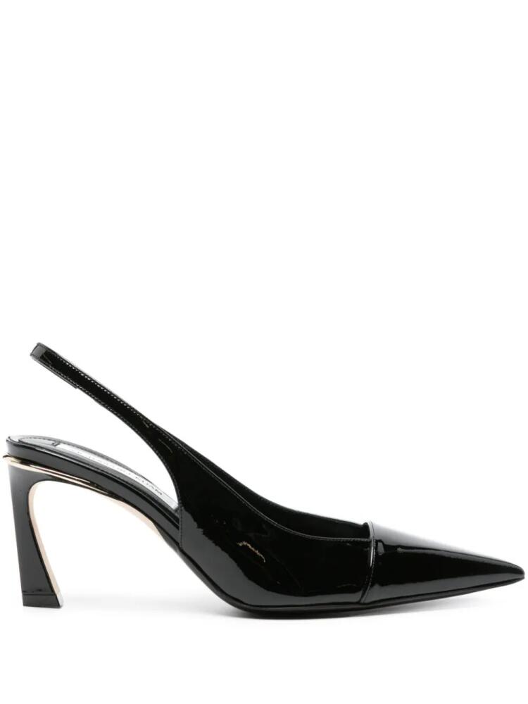 Victoria Beckham 75mm patent-leather pumps - Black Cover