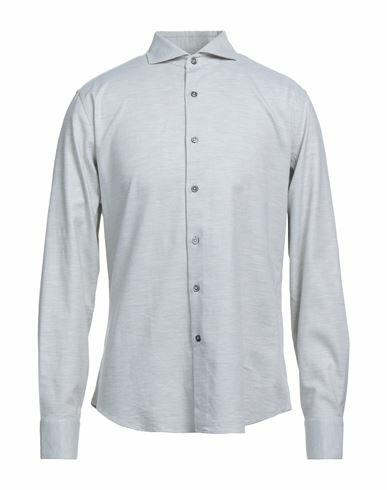 Bagutta Man Shirt Light grey Cotton Cover