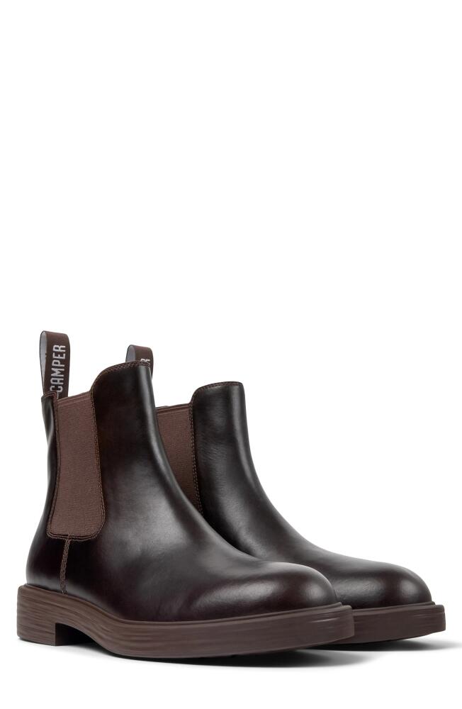 Camper Dean Chelsea Boot in Dark Brown Cover