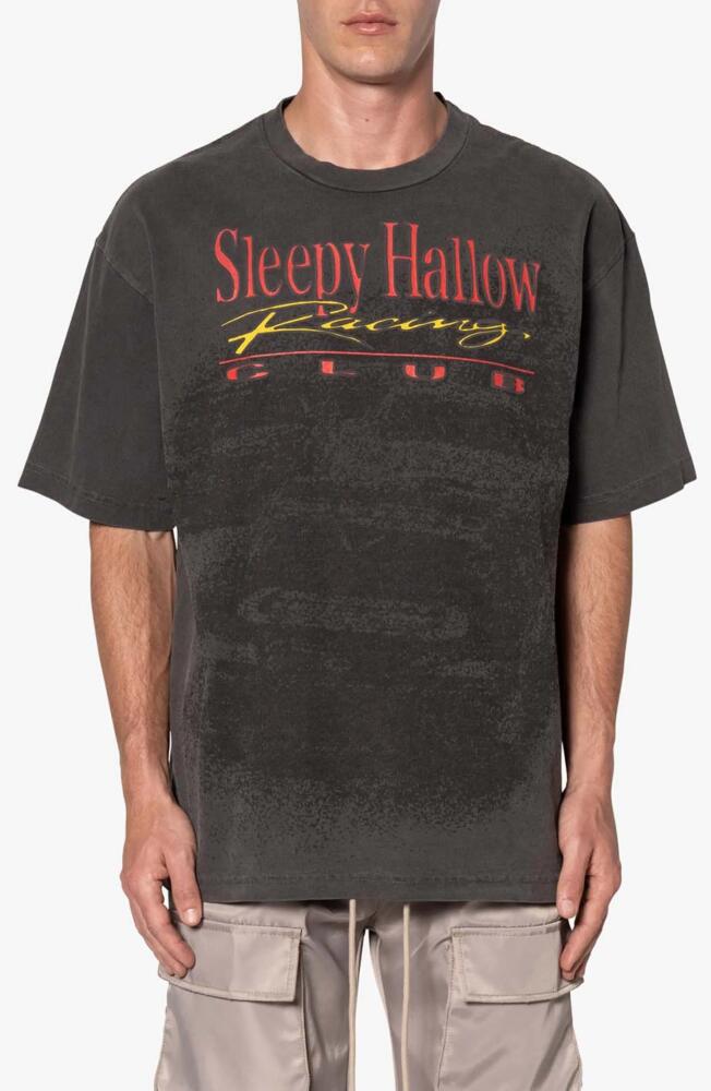 mnml SHRC Raceway Graphic T-Shirt in Grey Cover