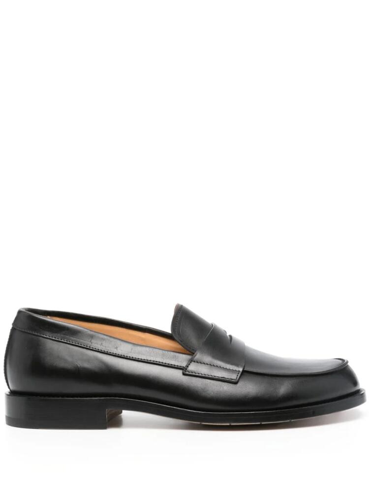 Premiata penny-slot leather loafers - Black Cover