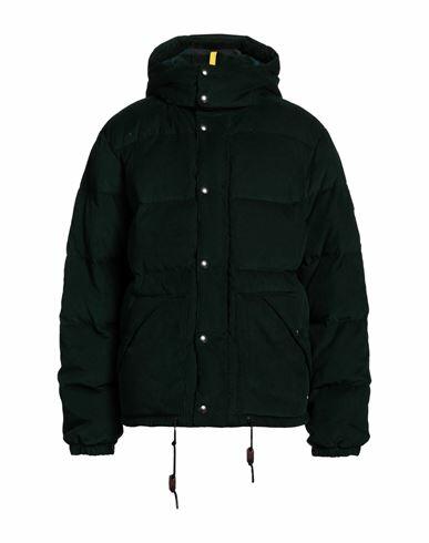 Polo Ralph Lauren Water-repellent Corduroy Down Jacket Man Puffer Dark green Cotton Cover