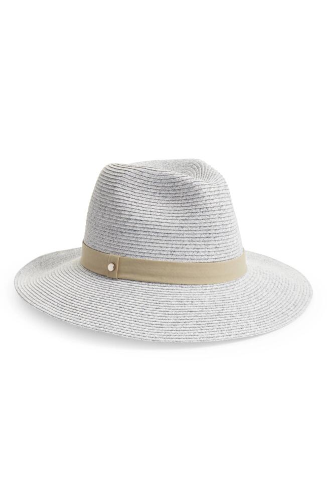 Nordstrom Packable Braided Paper Straw Panama Hat in Grey Cover