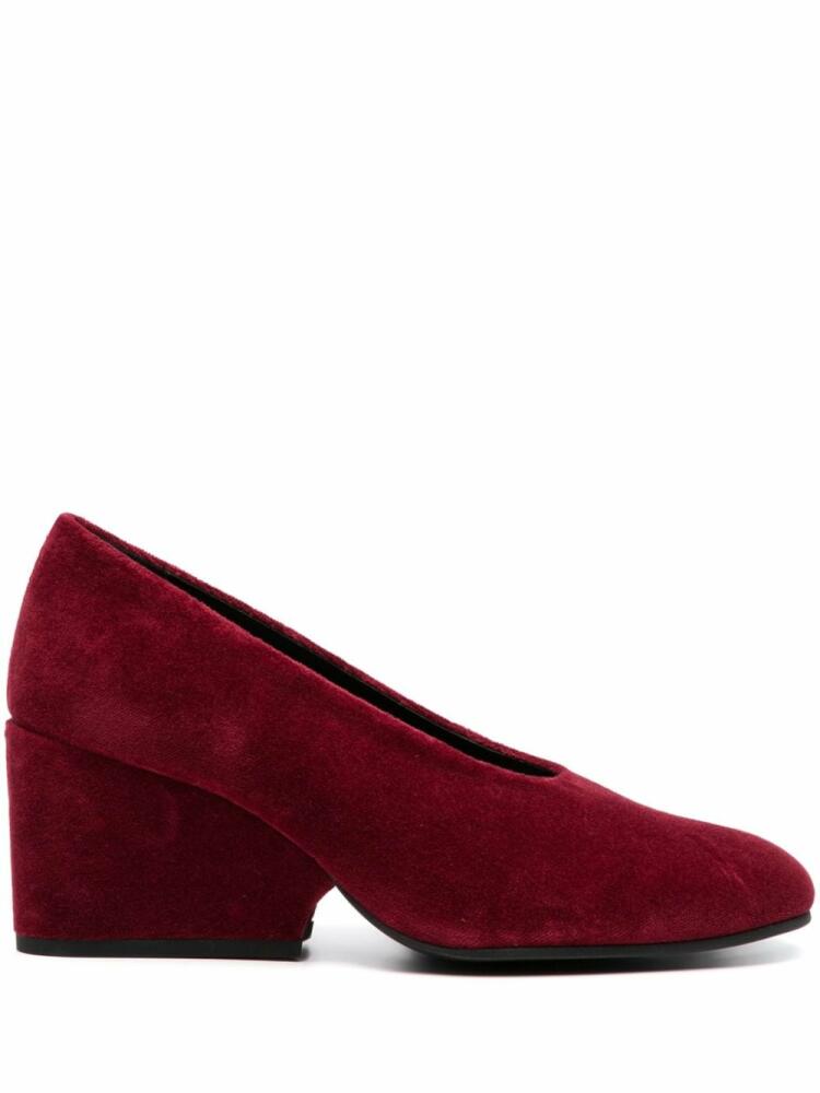 Comme Des Garçons 70mm round-toe pumps - Red Cover