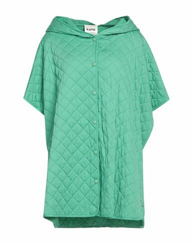 Kate By Laltramoda Woman Puffer Green Viscose Cover