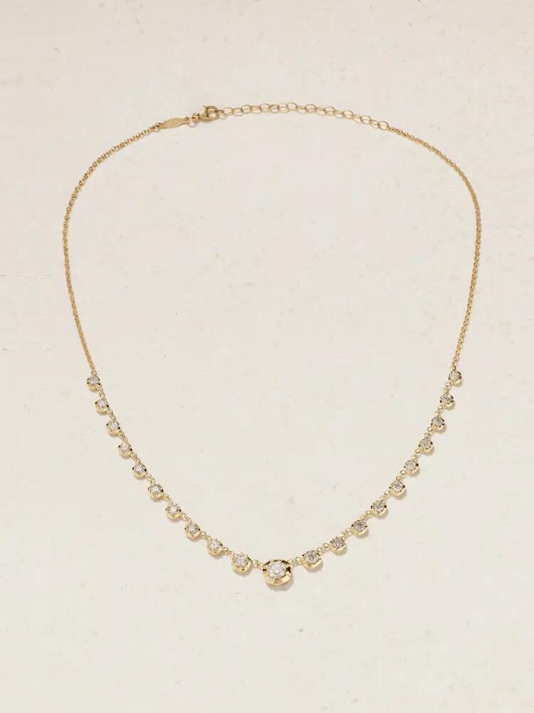 Jacquie Aiche - Sophia 14-karat Gold Diamond Necklace - One size Cover