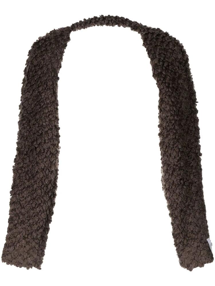 Rokh knitted detachable sleeves - Brown Cover