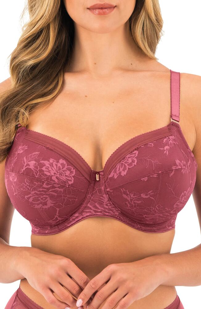 Fantasie Fusion Underwire Lace Side Support Bra in Rosewood Cover