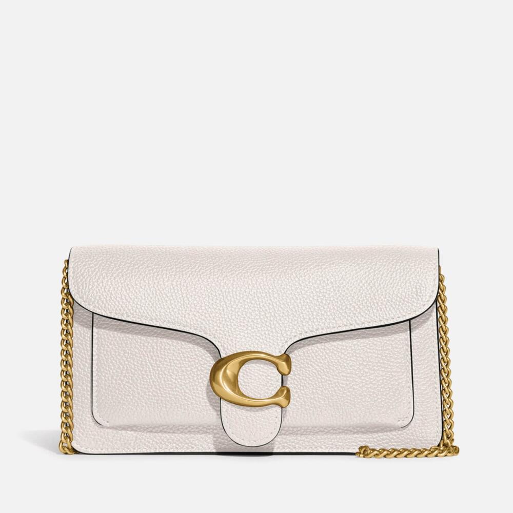 Coach Tabby Chain Leather Clutch Bag Cover