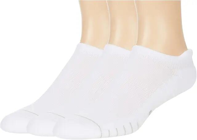 Eurosock Ace Cool No-Show Tab 3-Pack (White) Crew Cut Socks Shoes Cover