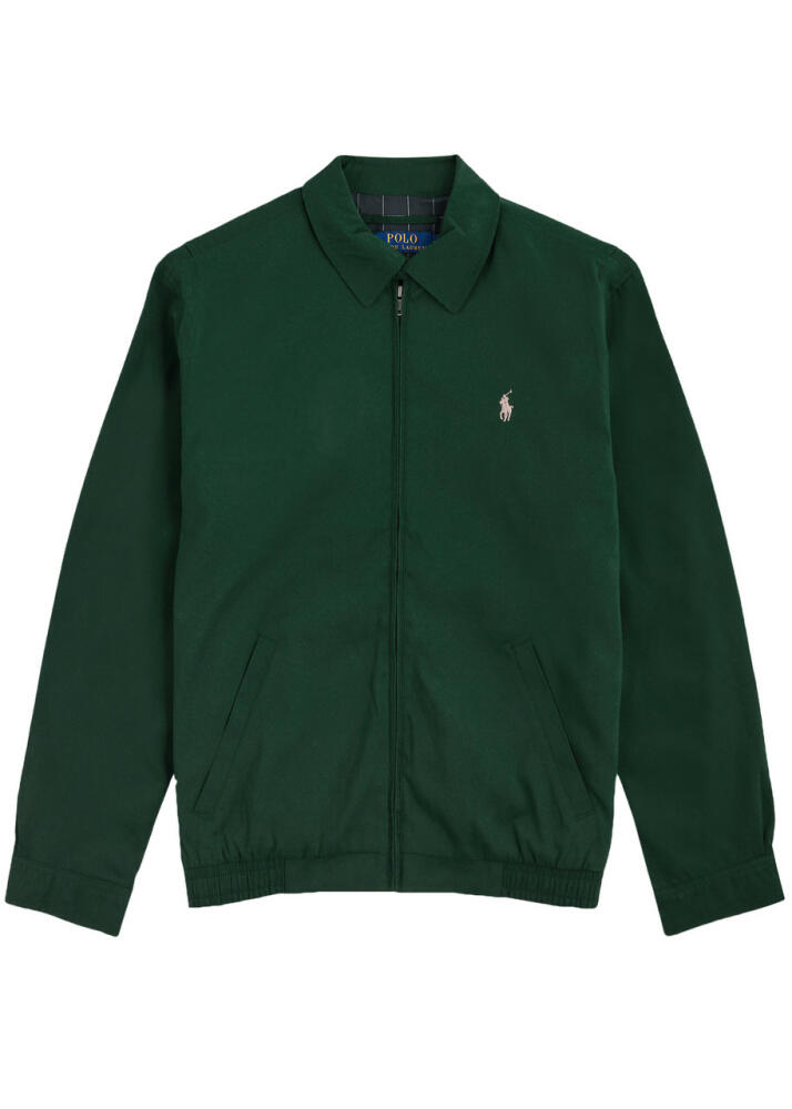 Polo Ralph Lauren Logo-embroidered Twill Jacket - Green Cover