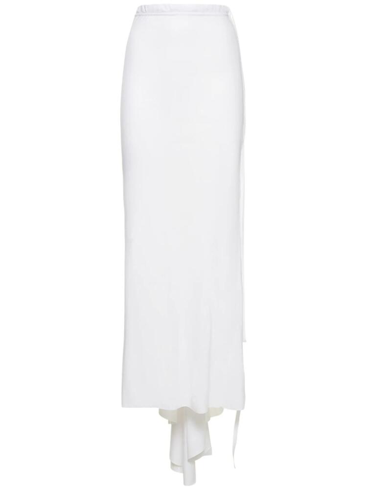 ANN DEMEULEMEESTER Vittoria Cotton Jersey Long Flared Skirt Cover