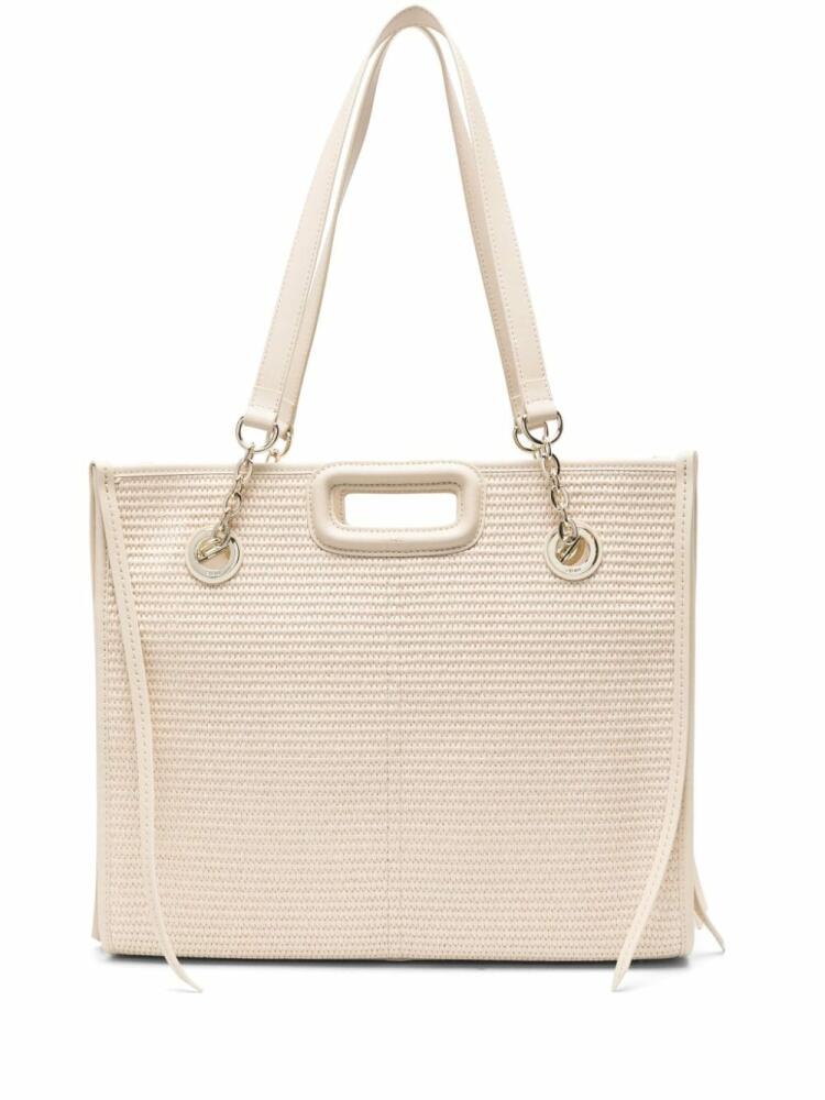 Maje interwoven-design tote bag - Neutrals Cover