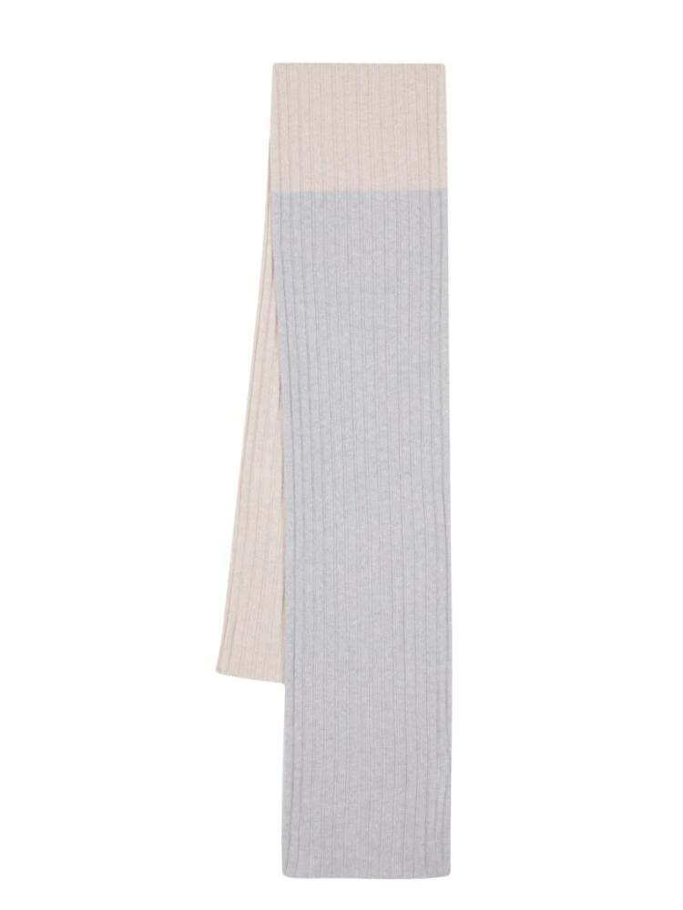 Eleventy colour-block scarf - Neutrals Cover