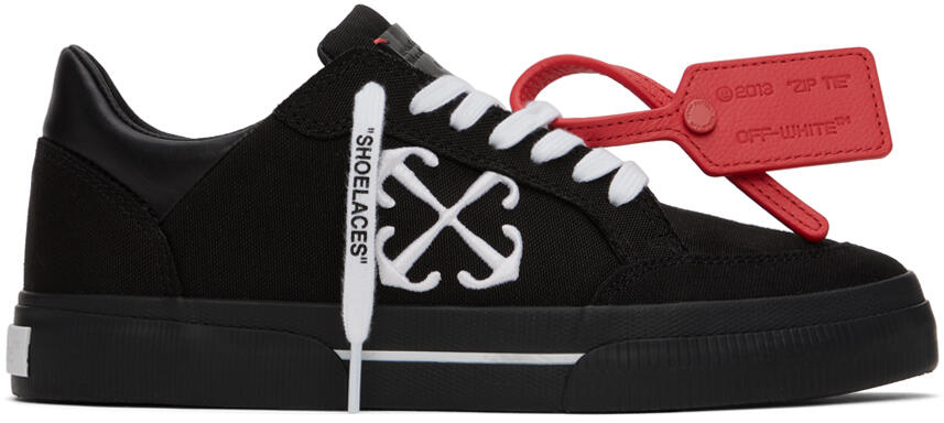 Off-White Black New Low Vulcanized Sneakers Cover