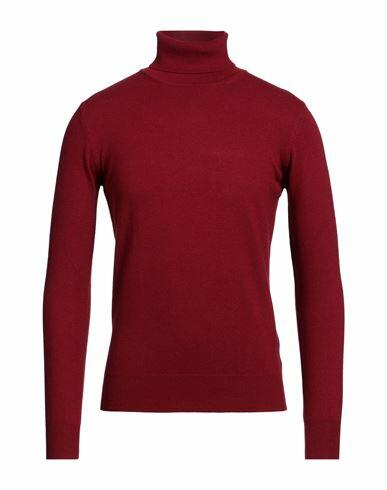 Cashmere Company Man Turtleneck Burgundy Wool, Cashmere Cover