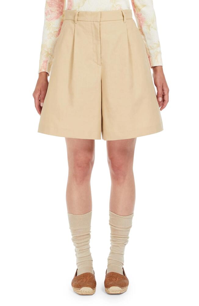 Weekend Max Mara Ecuba High Waist Bermuda Shorts in Colonial Cover