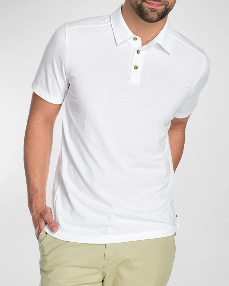 Fisher + Baker Men's Watson Solid Polo Shirt Cover