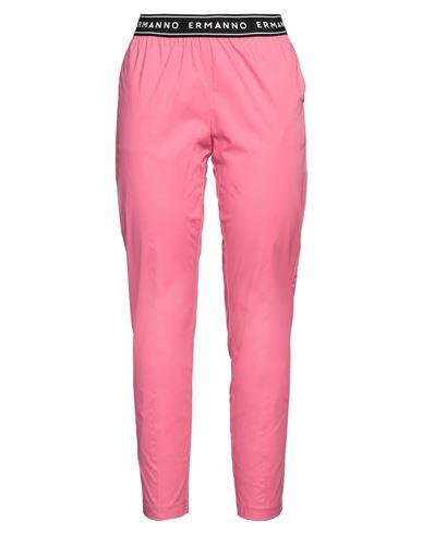 Ermanno Firenze Woman Pants Pink Cotton, Polyamide, Polyester, Elastane Cover