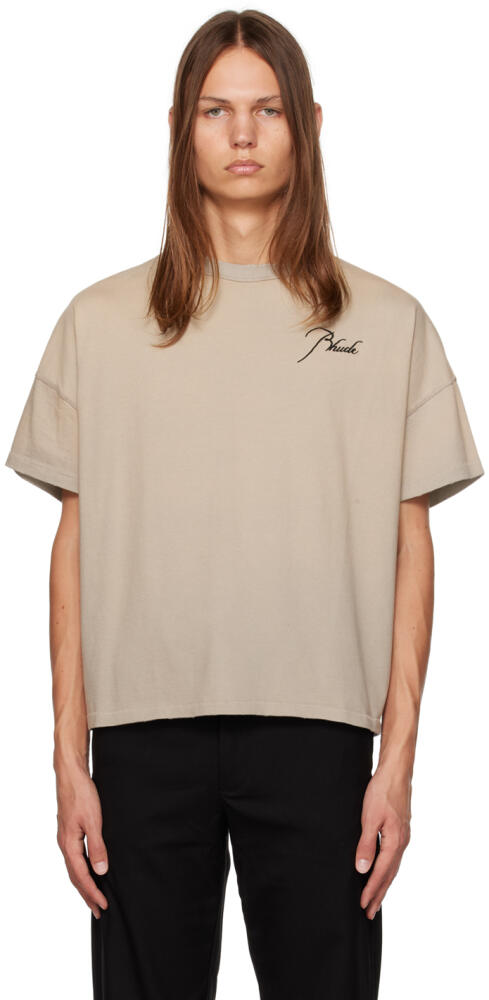 Rhude Gray Reverse T-Shirt Cover