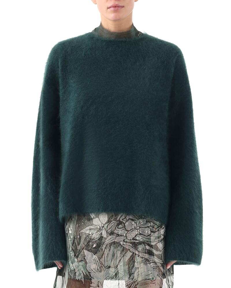 Jason Wu Collection Drop Shoulder Brushed Cashmere Sweater Cover