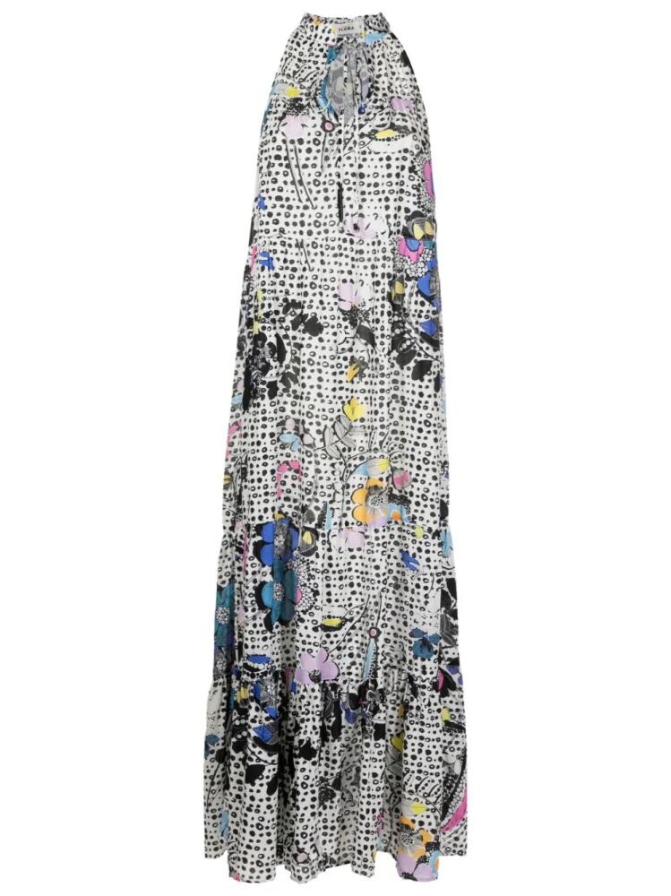 Amir Slama graphic-print sleeveless long dress - Multicolour Cover