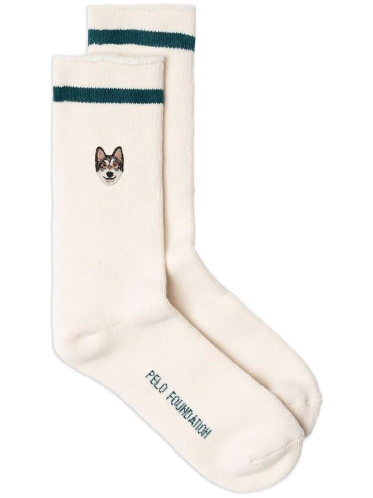 PELO FOUNDATION Wolf socks - White Cover