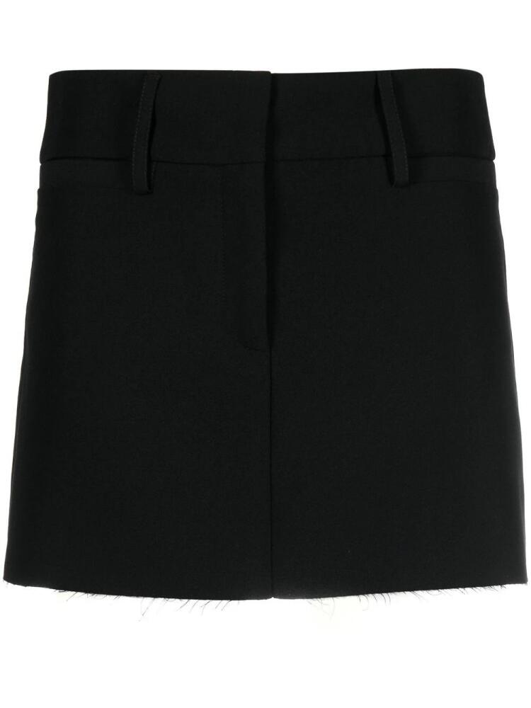 Blanca Vita concealed front-fastening mini skirt - Black Cover