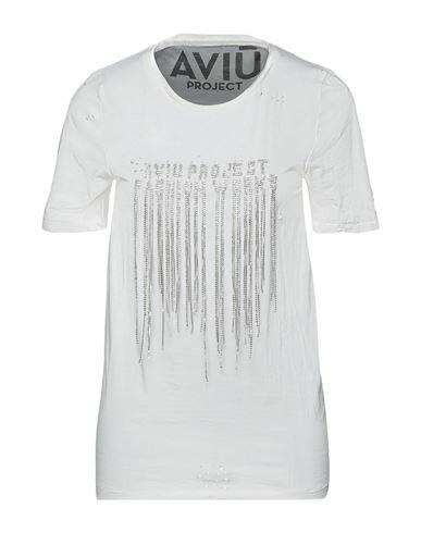 Aviù Woman T-shirt Ivory Cotton Cover